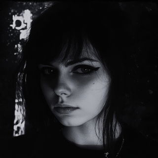 Blazoncrash style, Midjourney V6.1: photographic portrait of female protagonist