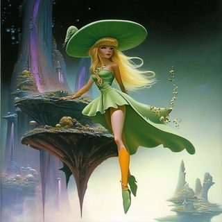 Lithocelestia style, Midjourney V6.1: retro fairy-tale illustration