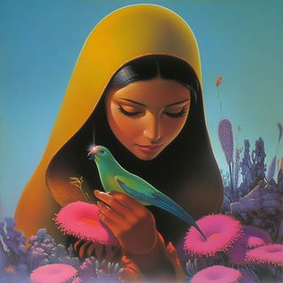 Lithocelestia style, Midjourney V6.1: traditional folk art