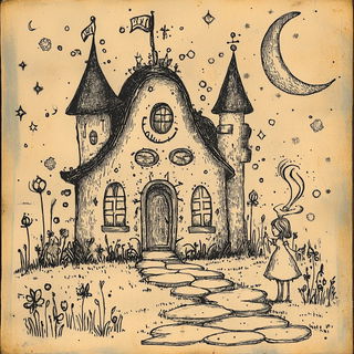Sunlit Window Railway style, Midjourney V6.1: retro fairy-tale illustration