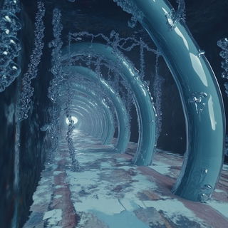 Masquerade Woodglyph style, Midjourney V6.1: abstract 3D render