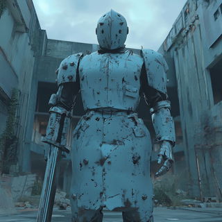 Masquerade Woodglyph style, Midjourney V6.1: concept art character design of retropunk steam knight