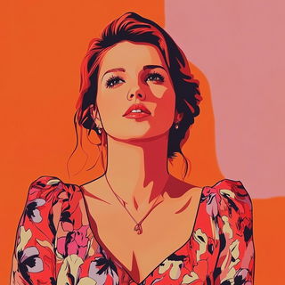 Glimmerwild style, Midjourney V6.1: photographic portrait of female protagonist