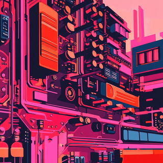 Glimmerwild style, Midjourney V6.1: technical infrastructure blueprint schematics