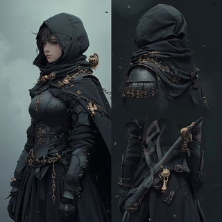 Vitreous Cloudways style, Midjourney V6.1: concept art character design of retropunk steam knight