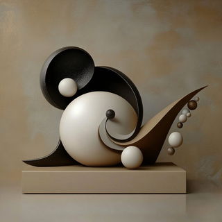 Baroque Terra Tableau style, Midjourney V6.1: abstract 3D render