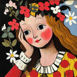 Mammoth Weft style, Midjourney V6.1: classical 18th-century oil painting