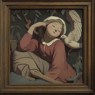 Tropicaravel style, Midjourney V6.1: classical 18th-century oil painting