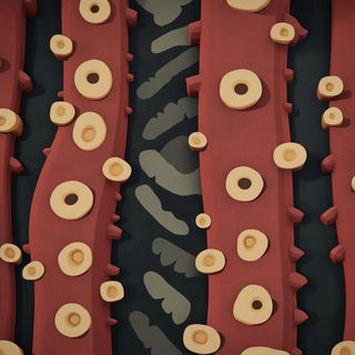 Tropicaravel style, Midjourney V6.1: creative pattern composition