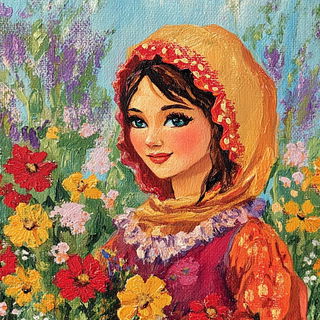 Panelmation style, Midjourney V6.1: traditional folk art