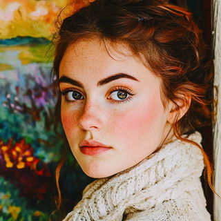 Panelmation style, Midjourney V6.1: photographic portrait of female protagonist