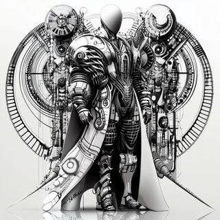 Terracotta Skystack style, Midjourney V6.1: concept art character design of retropunk steam knight