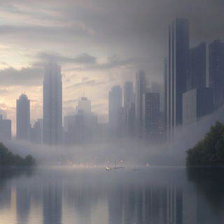 Drip Vanguard style, Midjourney V6.1: megacity with futuristic bioarchitecture