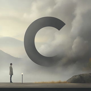 Drip Vanguard style, Midjourney V6.1: typographic composition with large letters