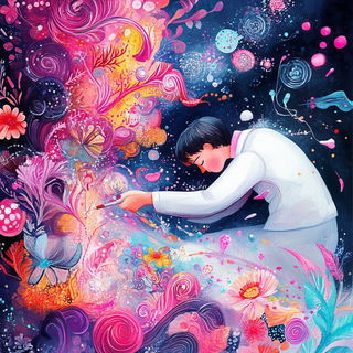 Inkframe Aviary style, Midjourney V6.1: editorial illustration for popular scientific magazine cover