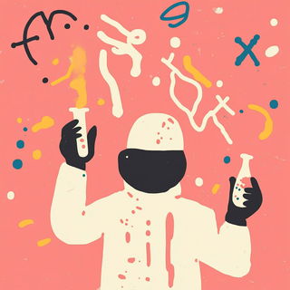 Flamepaint style, Midjourney V6.1: editorial illustration for popular scientific magazine cover