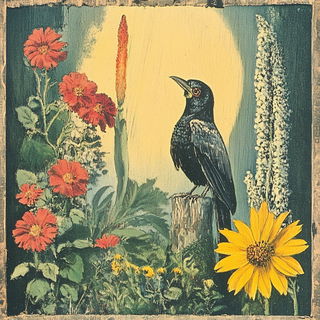 Painted Escarpmentia style, Midjourney V6.1: traditional folk art