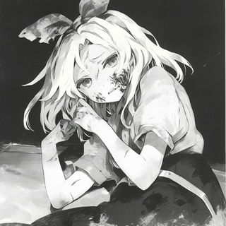Painted Escarpmentia style, Midjourney V6.1: black-and-white manga comic strip