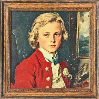 Painted Escarpmentia style, Midjourney V6.1: classical 18th-century oil painting
