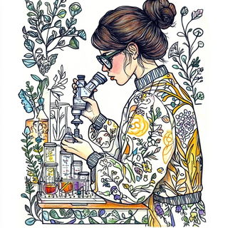 Caleidoballet style, Midjourney V6.1: editorial illustration for popular scientific magazine cover