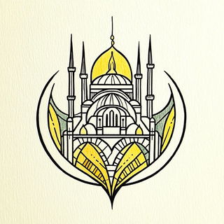 Caleidoballet style, Midjourney V6.1: bold minimalist logo design for Istanbul city municipal services