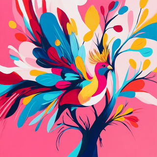 Fluxenamel style, Midjourney V6.1: traditional folk art