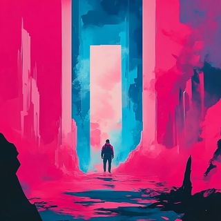 Fluxenamel style, Midjourney V6.1: cinematic shot from sci-fi movie