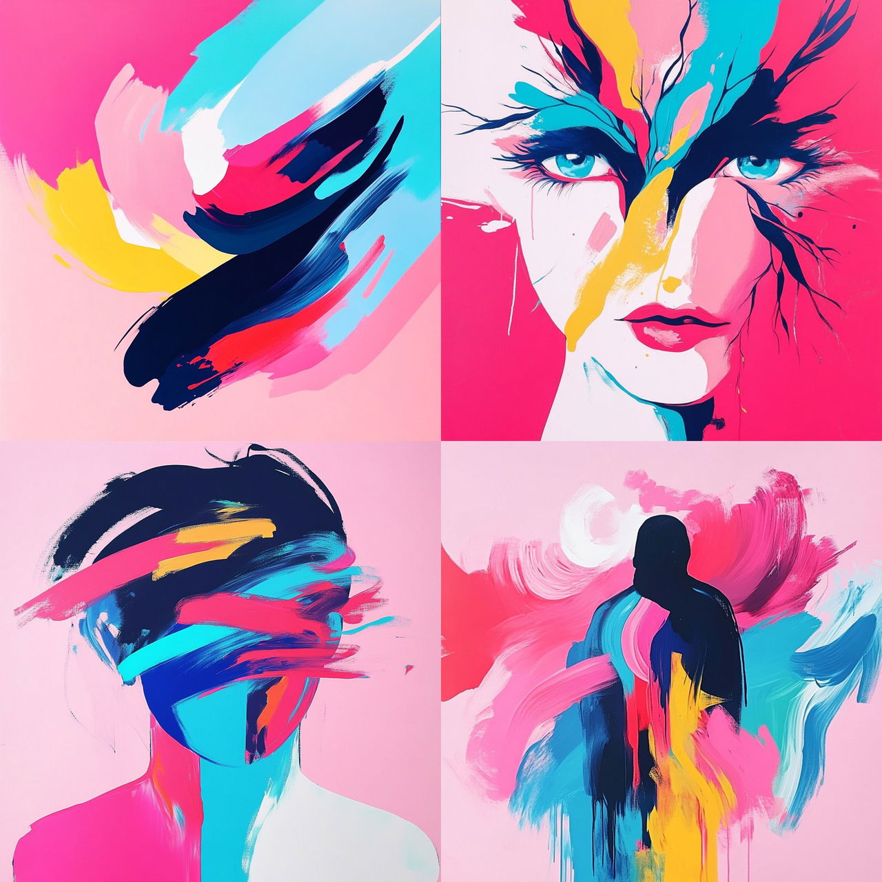 Fluxenamel style, Midjourney V6.1, render 1 of 4