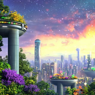 Hardshadow Stillworld style, Midjourney V6.1: megacity with futuristic bioarchitecture