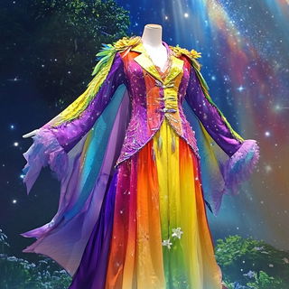 Hardshadow Stillworld style, Midjourney V6.1: haute-couture fashion outfit