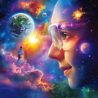 Hardshadow Stillworld style, Midjourney V6.1: editorial illustration for popular scientific magazine cover