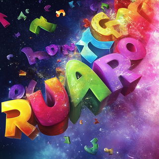 Hardshadow Stillworld style, Midjourney V6.1: typographic composition with large letters