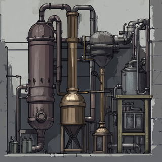 Kaleidostitch style, Midjourney V6.1: technical infrastructure blueprint schematics