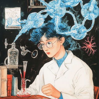 Prismroot Cathedral style, Midjourney V6.1: editorial illustration for popular scientific magazine cover