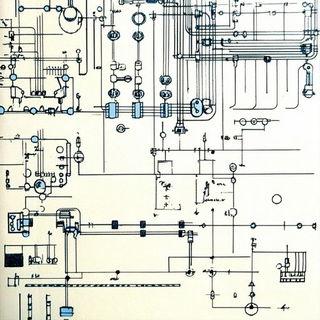 Prismroot Cathedral style, Midjourney V6.1: technical infrastructure blueprint schematics