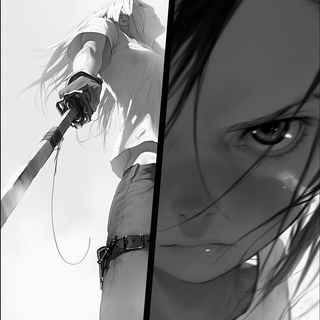 Cutout Sun Census style, Midjourney V6.1: black-and-white manga comic strip