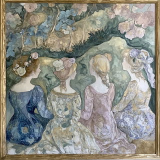 Herbarium Solis style, Midjourney V6.1: classical 18th-century oil painting