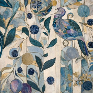 Herbarium Solis style, Midjourney V6.1: creative pattern composition