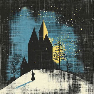 Occluded Front style, Midjourney V6.1: retro fairy-tale illustration