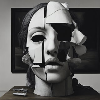 Chromacontour style, Midjourney V6.1: abstract 3D render