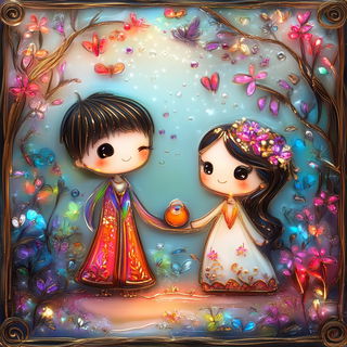 Tungstenway style, Midjourney V6.1: traditional folk art
