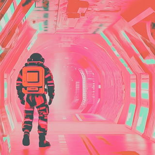 Gold Under the Waterline style, Midjourney V6.1: cinematic shot from sci-fi movie