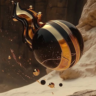 Cumulonimbus Carousel style, Midjourney V6.1: abstract 3D render