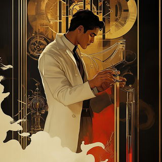 Cumulonimbus Carousel style, Midjourney V6.1: editorial illustration for popular scientific magazine cover