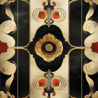 Cumulonimbus Carousel style, Midjourney V6.1: creative pattern composition