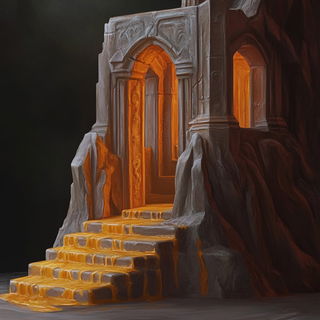 Mythomeadow style, Midjourney V6.1: abstract 3D render