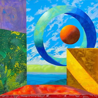 Solarized Undertow style, Midjourney V6.1: creative pattern composition
