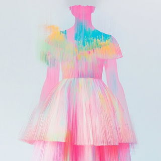Cinemabind style, Midjourney V6.1: haute-couture fashion outfit