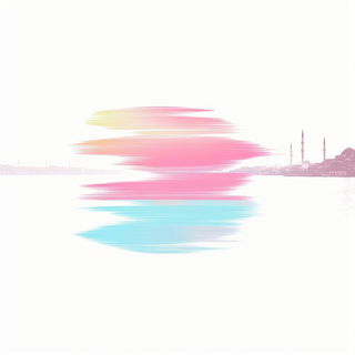 Cinemabind style, Midjourney V6.1: bold minimalist logo design for Istanbul city municipal services