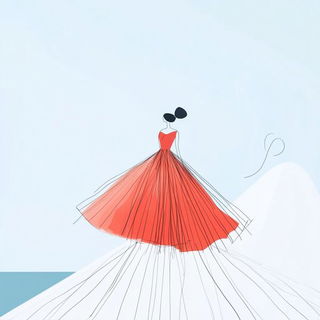 Aeroforge style, Midjourney V6.1: haute-couture fashion outfit
